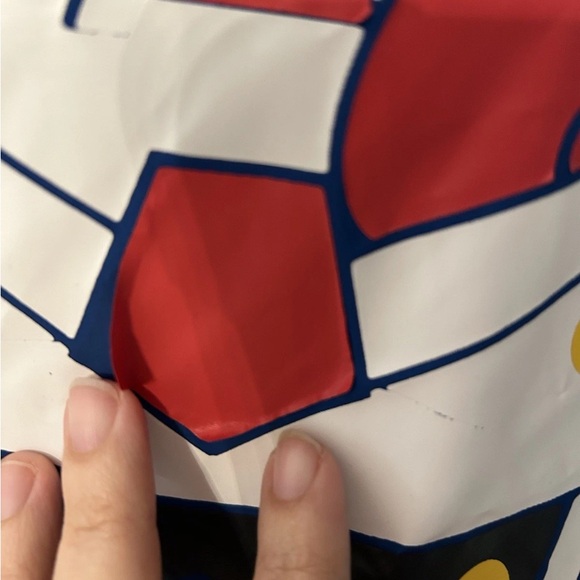 Hello Kitty X atsuko Gundam Sanrio Red Blue Bomber Medium *flaw* Read* - Picture 8 of 11